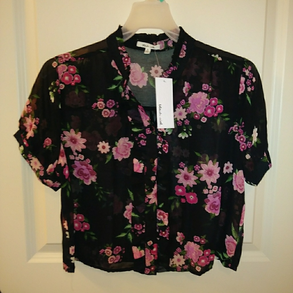 Bleuh Ciel Flower Shirt